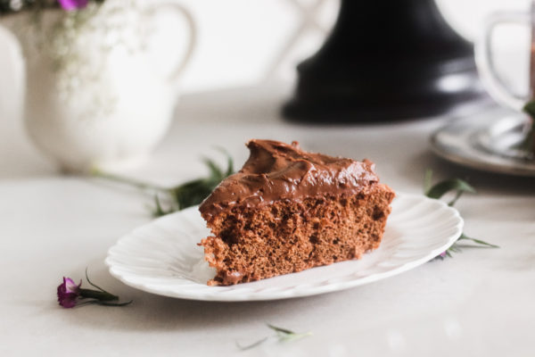Chocolate Sponge Cake – Fig & Olive Platter