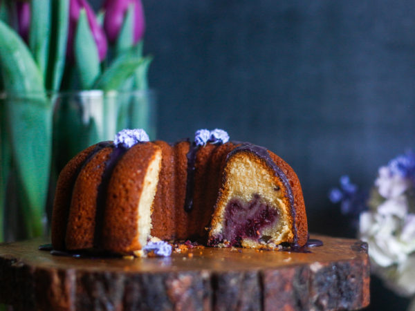 Blood orange, blossom & pomegranate cake recipe | Good Food