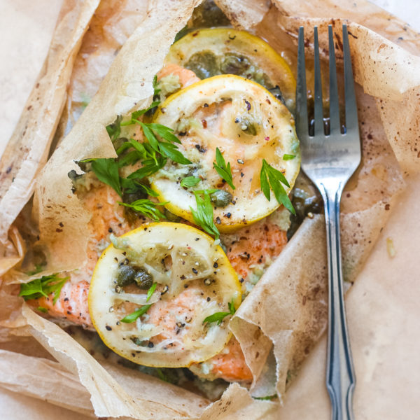 Lemon Butter Capers Salmon