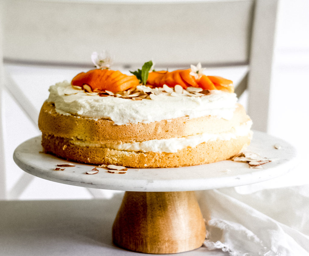 Almond Sponge Cake Fig & Olive Platter