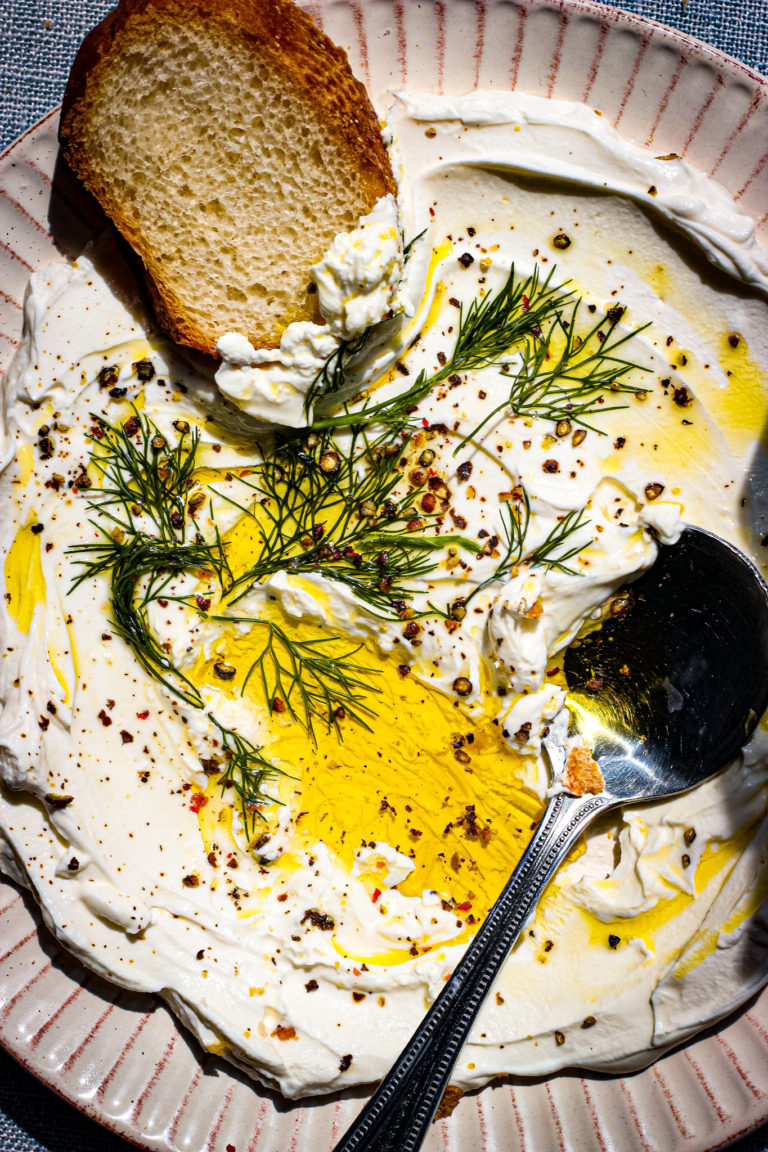 How To Make Labneh Fig & Olive Platter