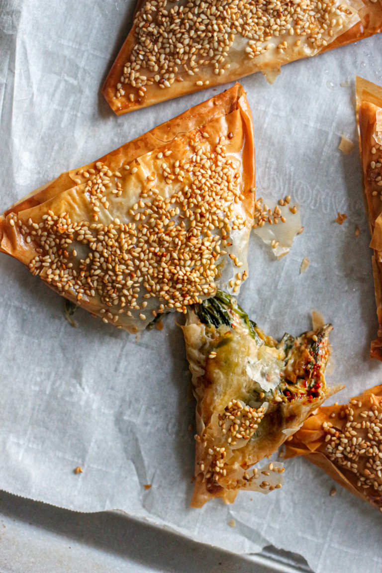 How to Make Spinach Cheese Borek – Fig & Olive Platter