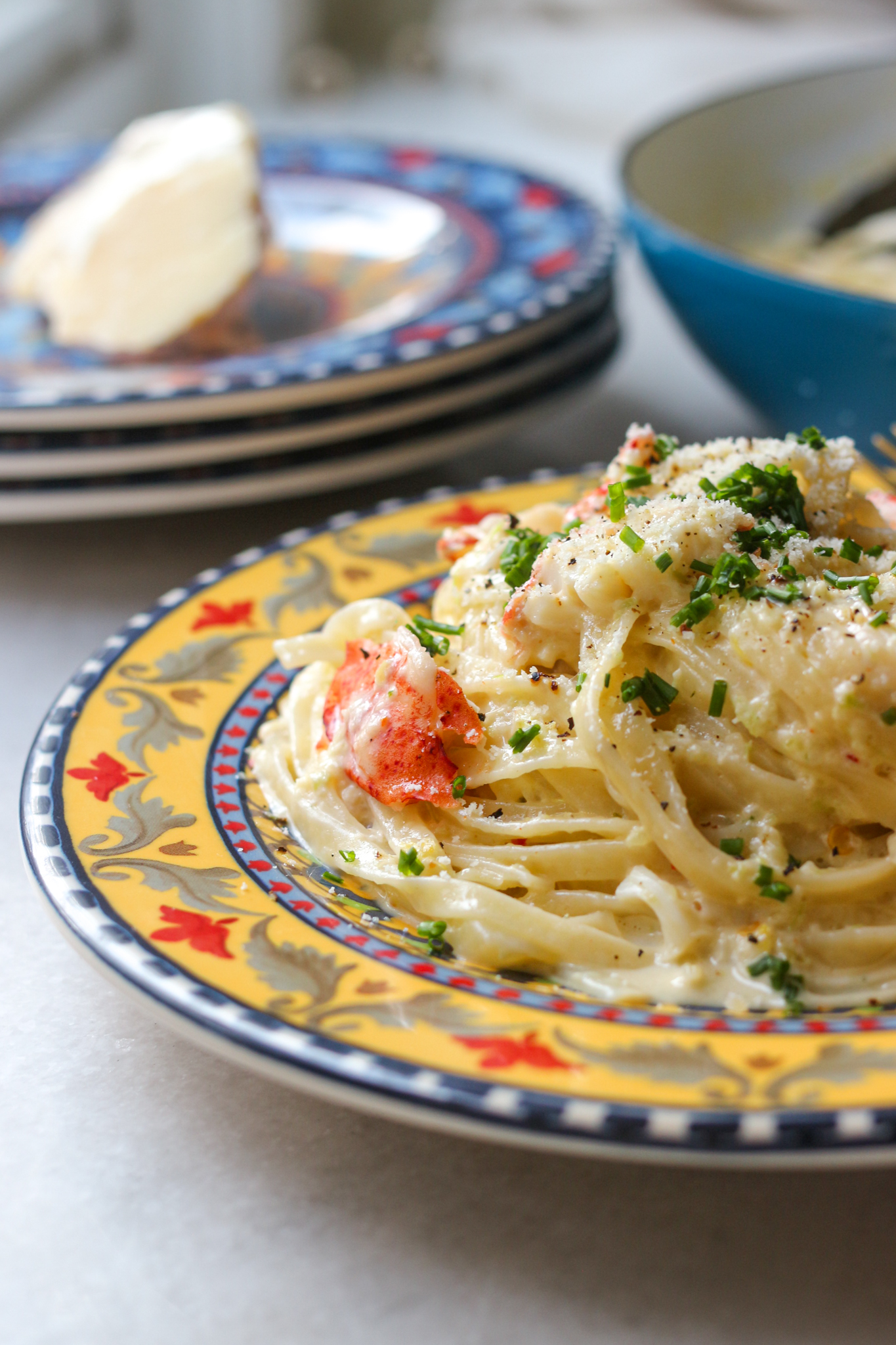 How To Make Creamy Lobster Pasta Fig & Olive Platter