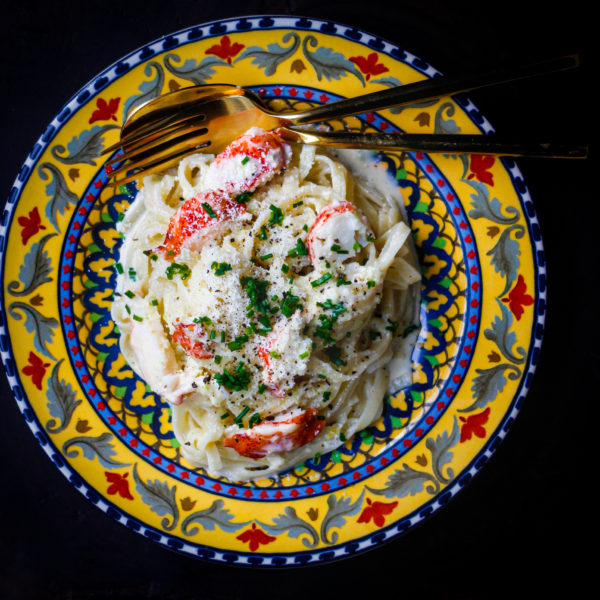 creamy lobster pasta