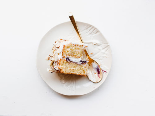 Almond Sponge Cake – Fig & Olive Platter
