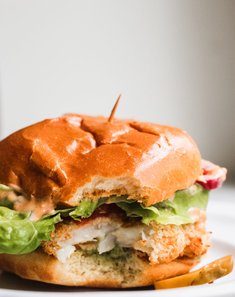 Crispy Cauliflower Steak Burger Fig & Olive Platter