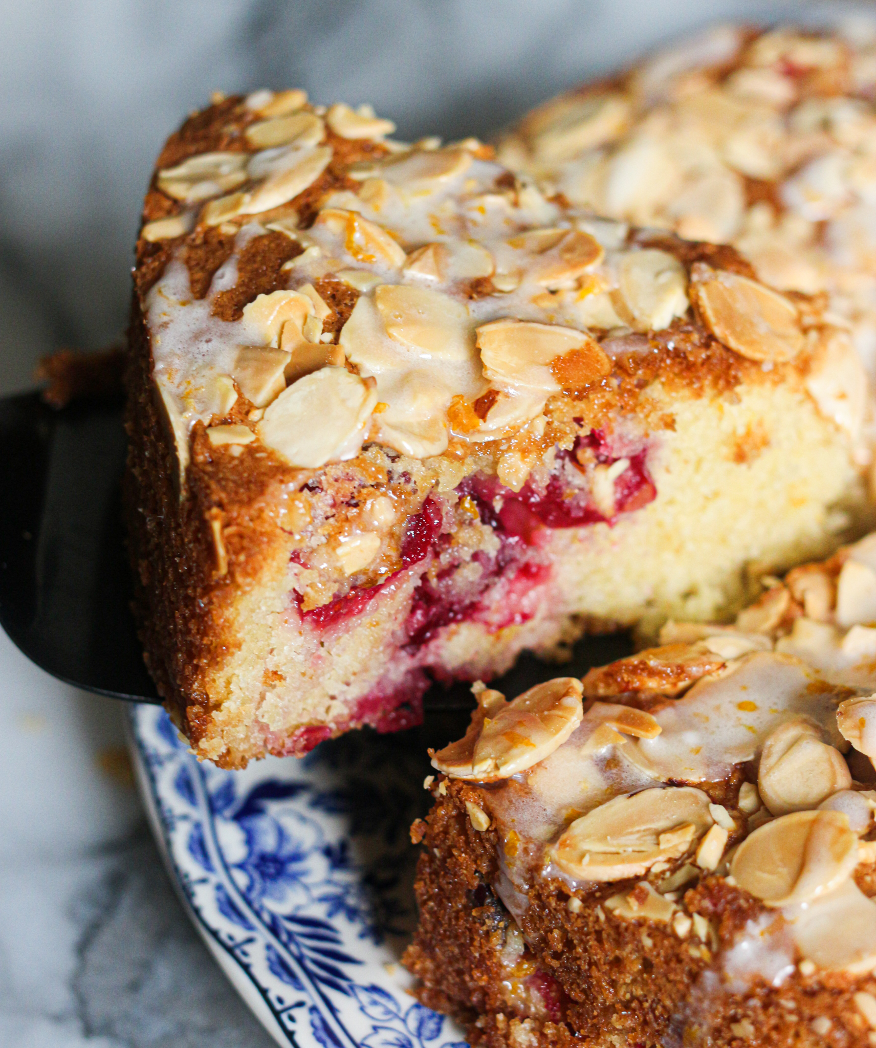 Orange Cranberry Almond Cake-image