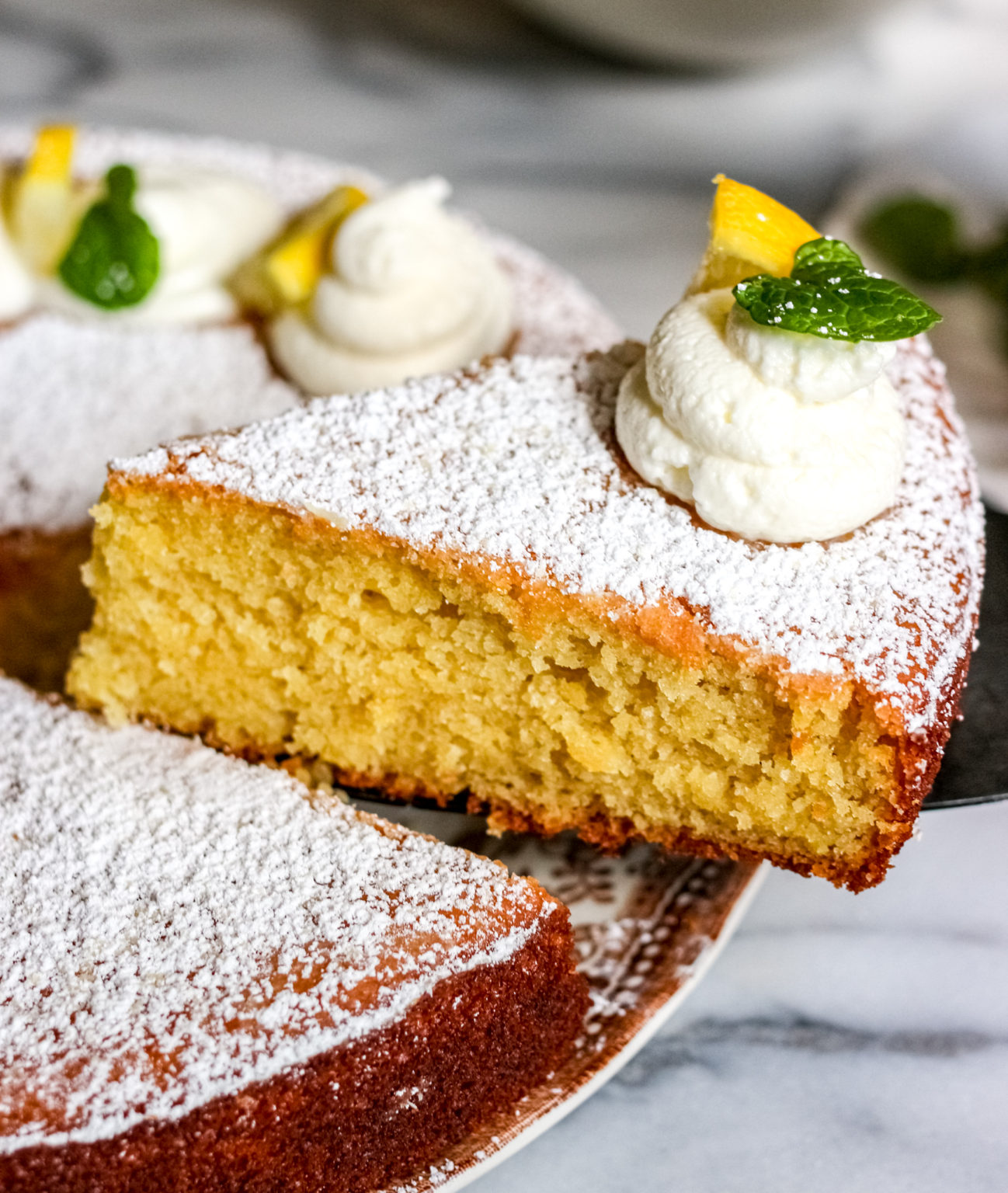 Lemon Olive Oil Honey Cake – Fig & Olive Platter