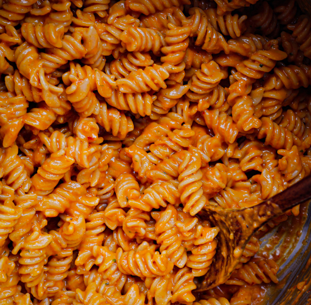 How To Make Vegan Spicy Fusilli Fig & Olive Platter