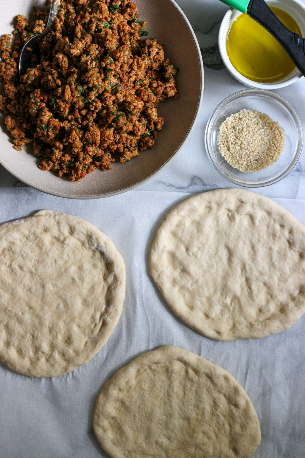 Middle Eastern Lamb Flatbread Fig And Olive Platter