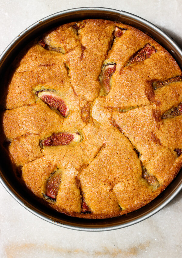 Fig Almond Cake with Honey