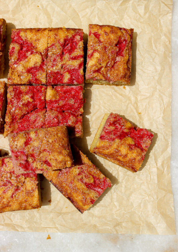 Strawberry Swirl Cake